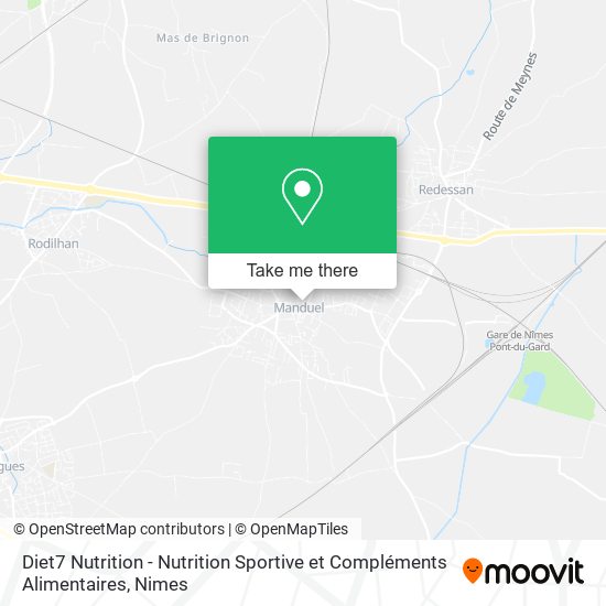 Diet7 Nutrition - Nutrition Sportive et Compléments Alimentaires map