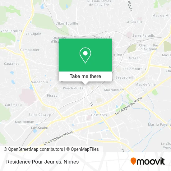Résidence Pour Jeunes map