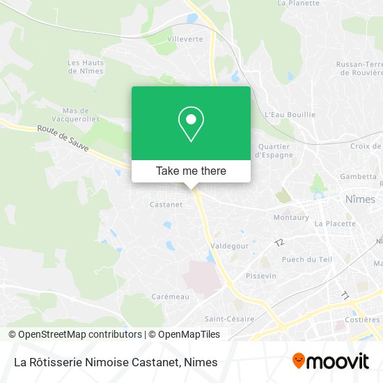 La Rôtisserie Nimoise Castanet map