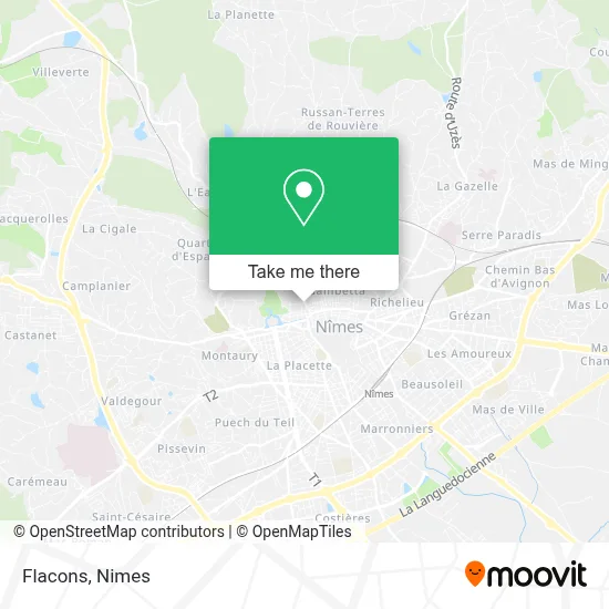 Flacons map