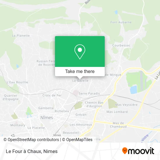 Le Four à Chaux map