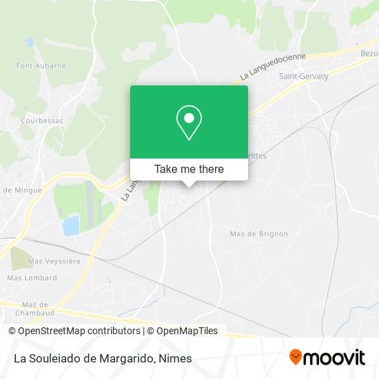 La Souleiado de Margarido map