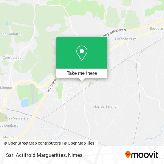 Sarl Actifroid Marguerittes map