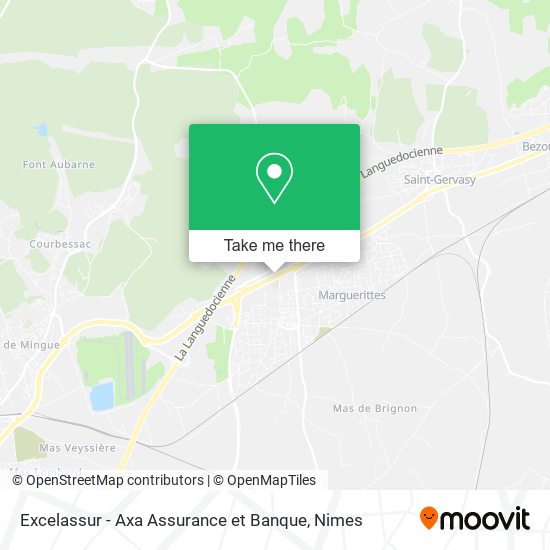 Excelassur - Axa Assurance et Banque map