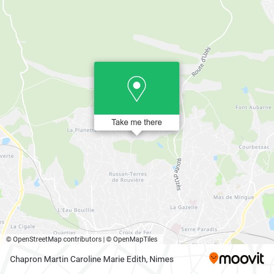 Chapron Martin Caroline Marie Edith map