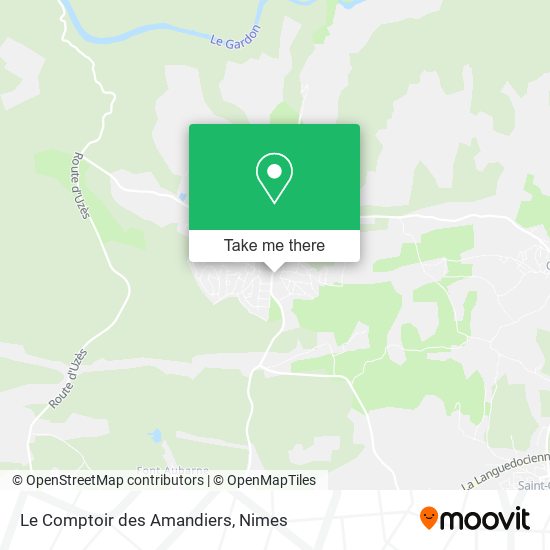 Le Comptoir des Amandiers map