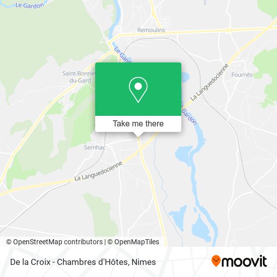 De la Croix - Chambres d'Hôtes map