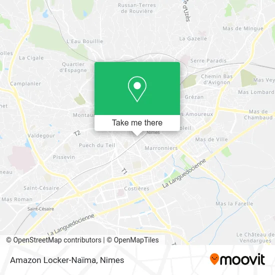 Amazon Locker-Naïma map