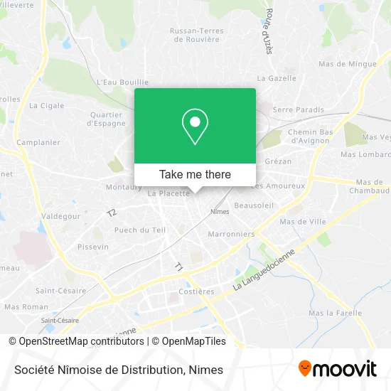 Société Nîmoise de Distribution map