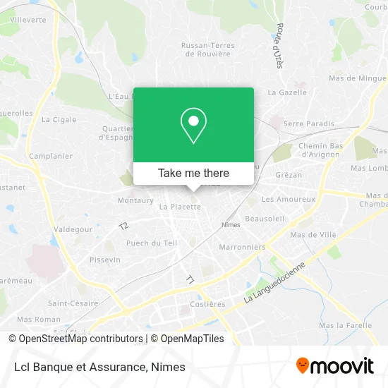 Lcl Banque et Assurance map