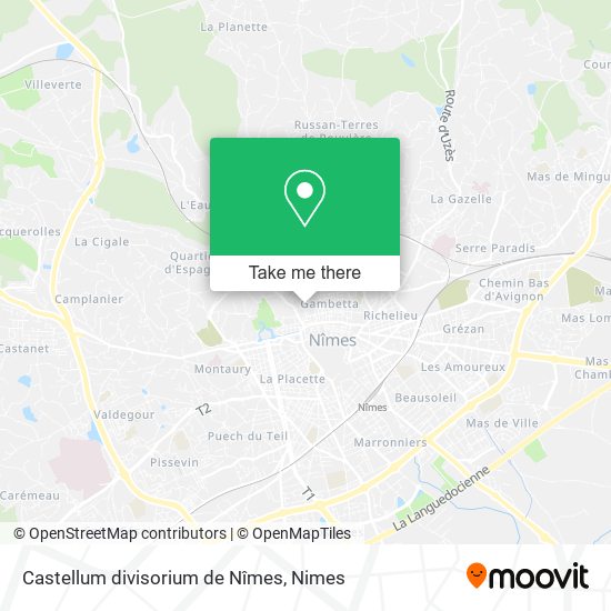 How To Get To Castellum Divisorium De Nimes In Nimes By Bus
