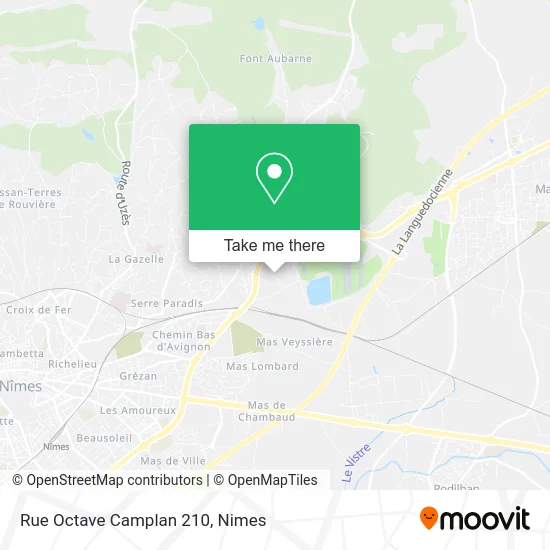 Rue Octave Camplan 210 map