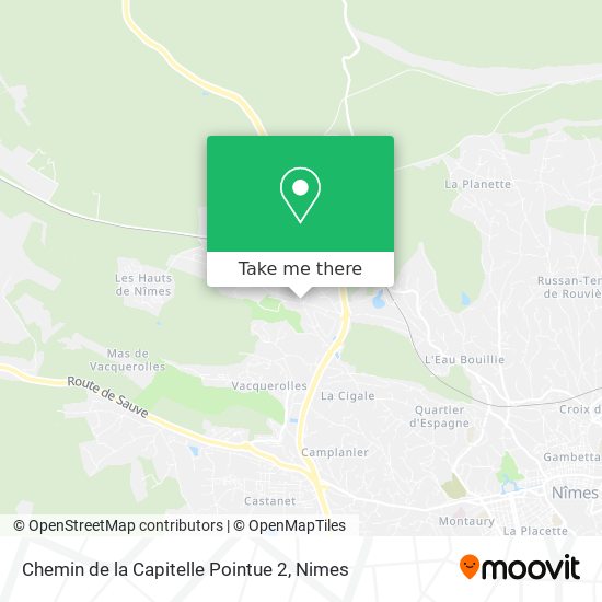 Chemin de la Capitelle Pointue 2 map