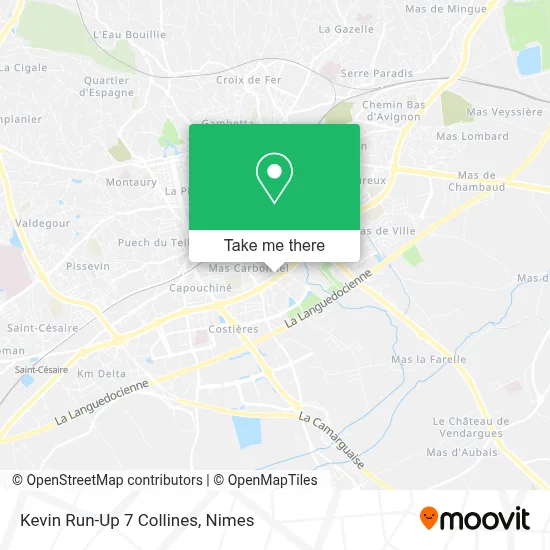 Kevin Run-Up 7 Collines map