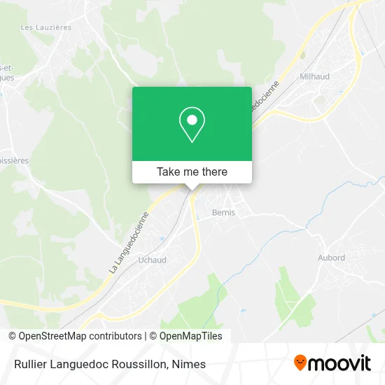 Rullier Languedoc Roussillon map
