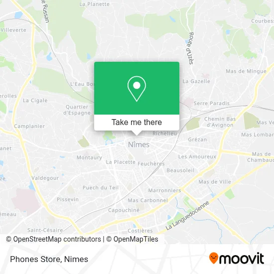 Phones Store map