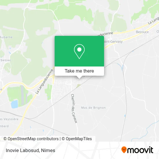 Inovie Labosud map