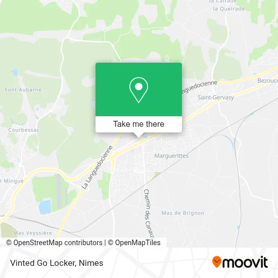 Vinted Go Locker map