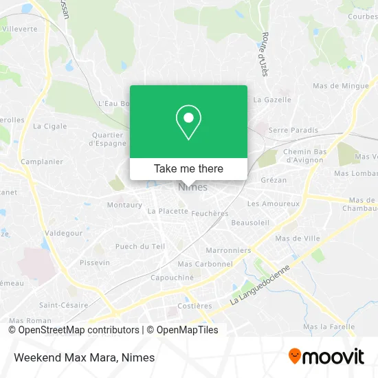 Weekend Max Mara map
