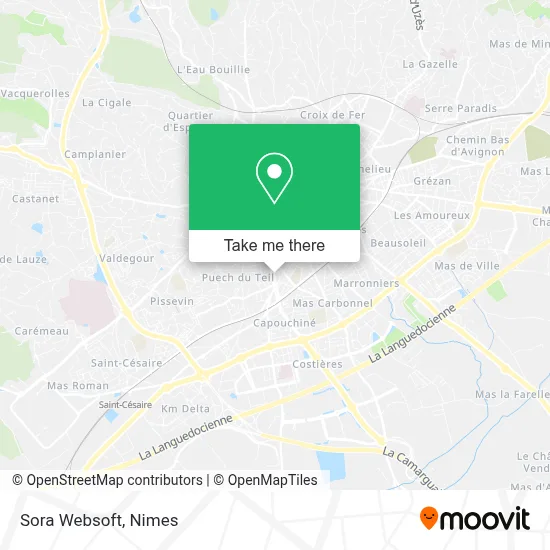 Sora Websoft map