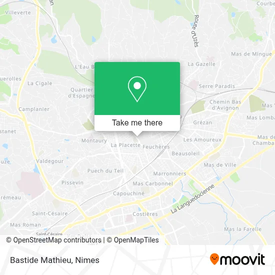 Bastide Mathieu map