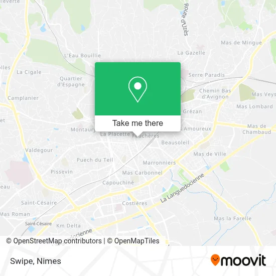 Swipe map
