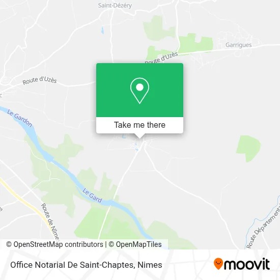 Office Notarial De Saint-Chaptes map