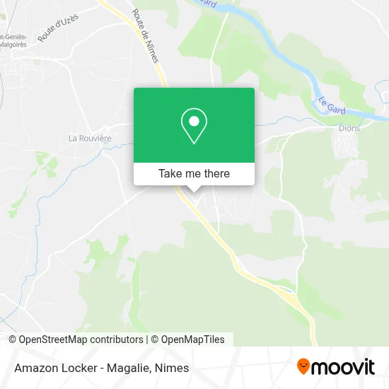 Amazon Locker - Magalie map