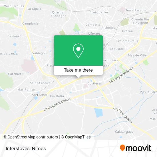Interstoves map