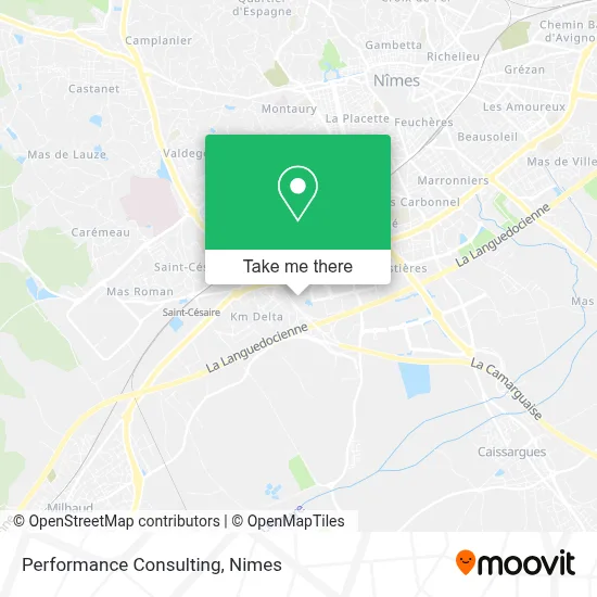 Performance Consulting map