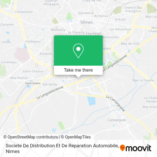 Societe De Distribution Et De Reparation Automobile map