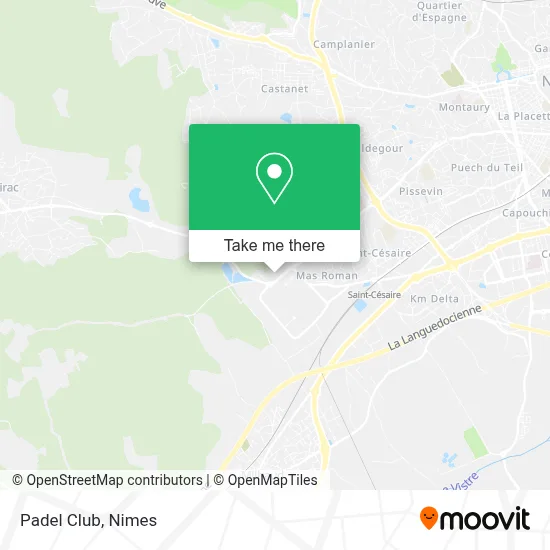Padel Club map