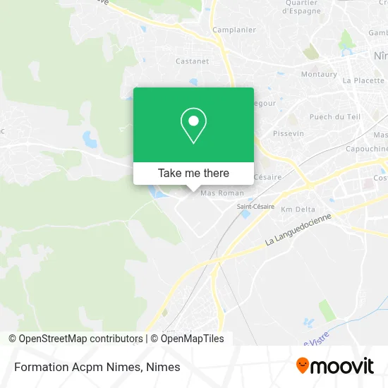 Formation Acpm Nimes map