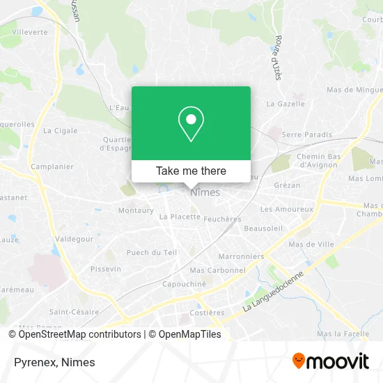 Pyrenex map