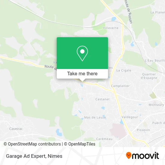 Garage Ad Expert map