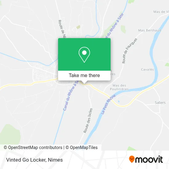 Vinted Go Locker map