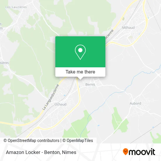Amazon Locker - Benton map