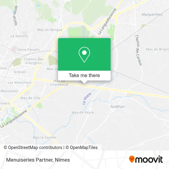 Menuiseries Partner map
