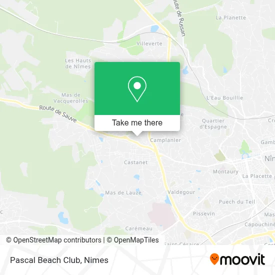 Pascal Beach Club map