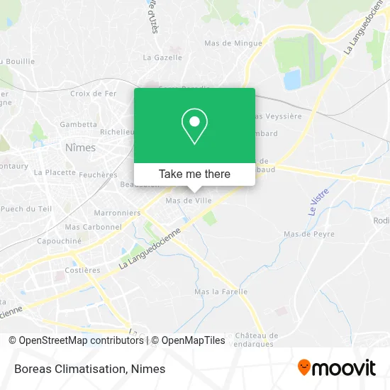Boreas Climatisation map