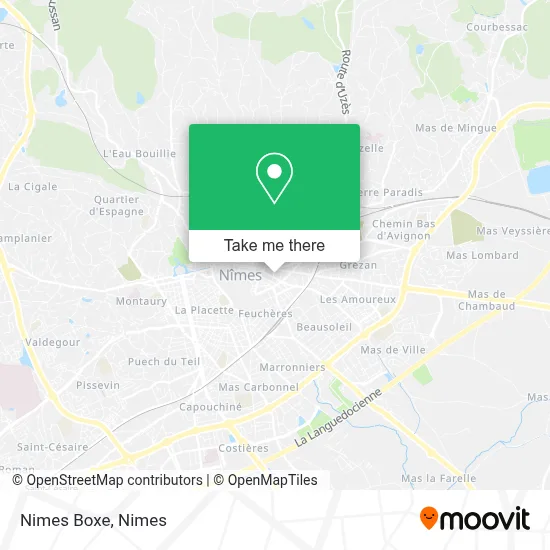 Nimes Boxe map