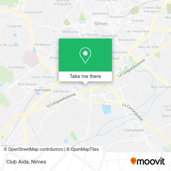 Club Aida map