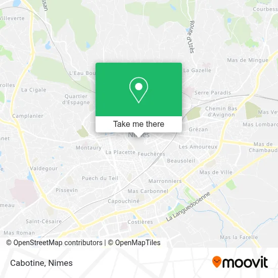 Cabotine map