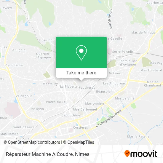 Réparateur Machine A Coudre map