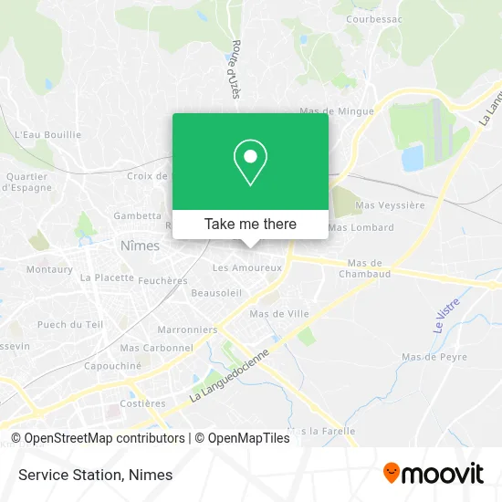 Station Service map