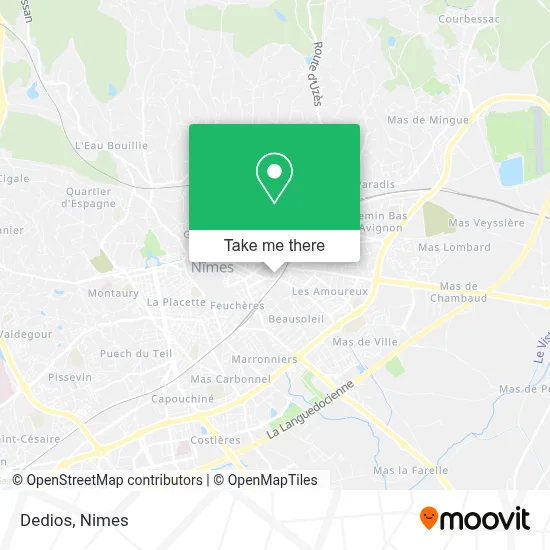 Dedios map