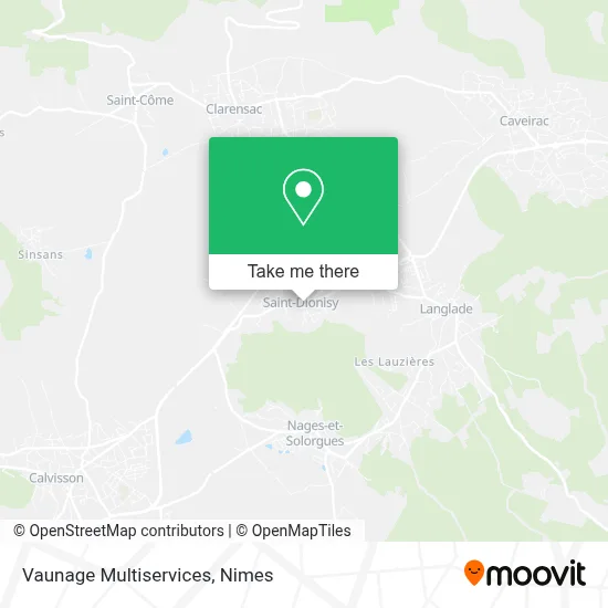 Vaunage Multiservices map