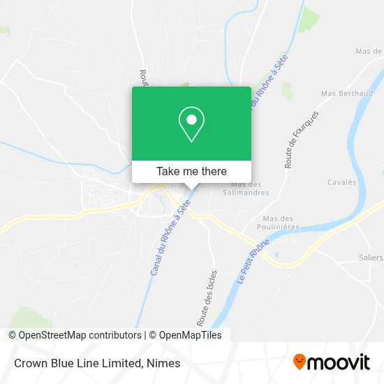 Crown Blue Line Limited map