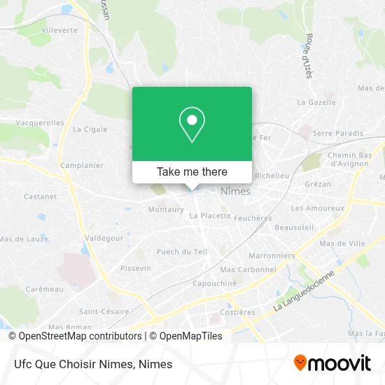 Ufc Que Choisir Nimes map