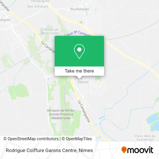 Rodrigue Coiffure Garons Centre map